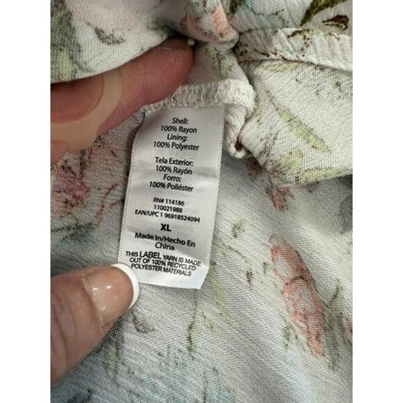 "FRYE" Button Down Front Dress SZ XL Lined Western Prairie Rodeo Cottage Core - Picture 8 of 9